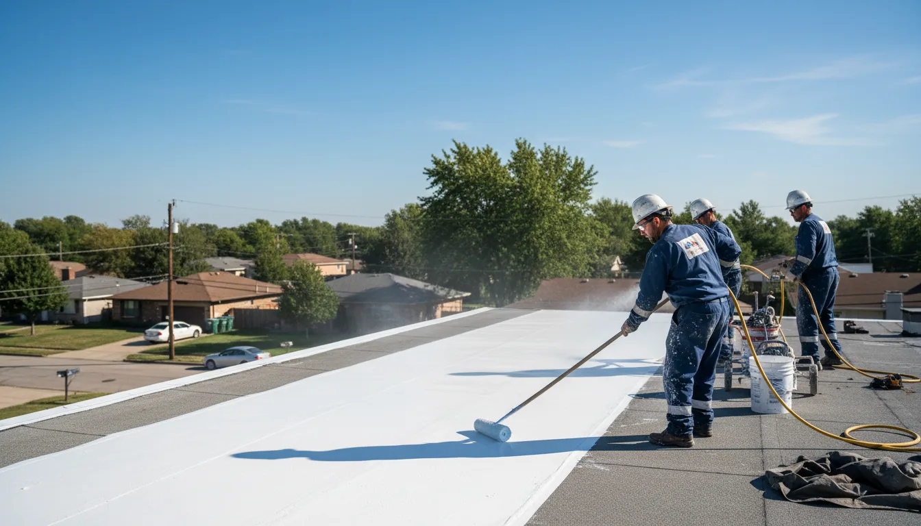 Commercial roof coating in Franklin, IL near me